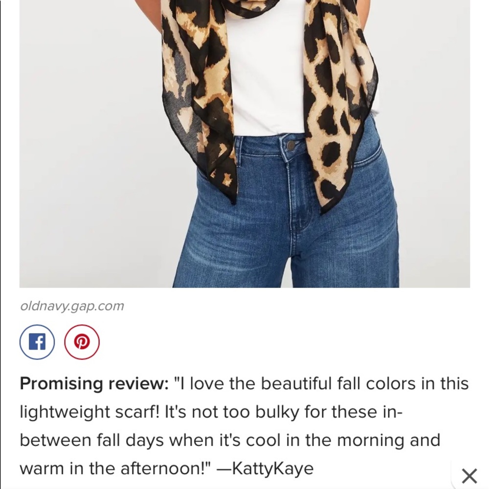 ON Leopard Ocelot Lightweight Scarf - Picture 3 of 5